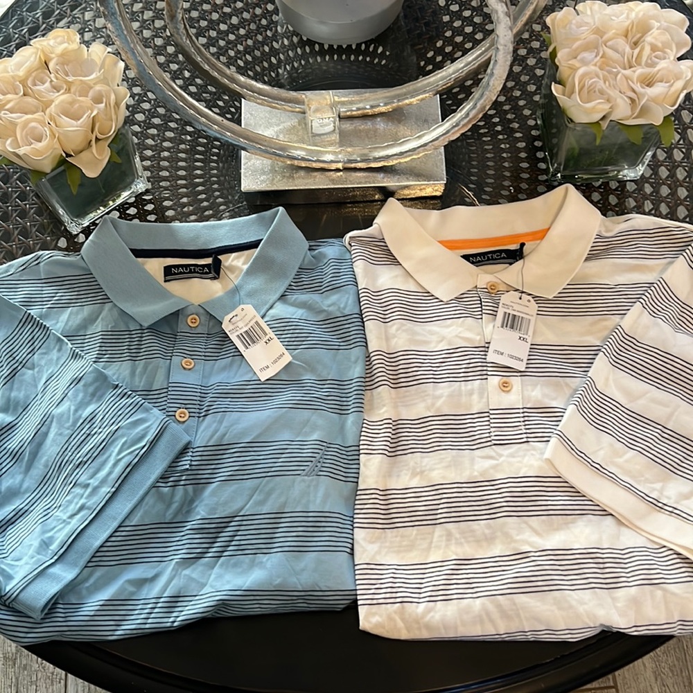NAUTICA BUNDLE NWT Set of 2  Nautica Mens bundle of 2 set of polos Sz XXL